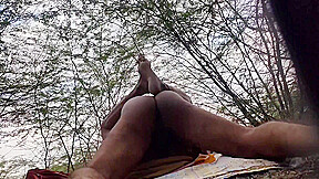 Desi Aunty Outdoor Village Sex With Boy