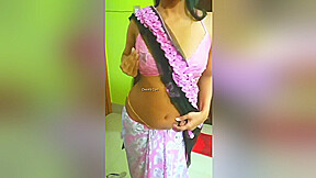 Exclusive- Desi Girl Ramya Strip Tease Her Saree