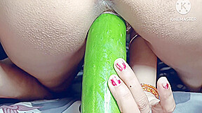 I Cant Get Any Where Big Black Cock So My Small Pussy Fucked By Big Cucumber In Hindi