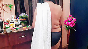 Indian Housewife Saree Show 1