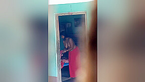 Today Exclusive- Desi Wife Wearing Cloths Record In 1