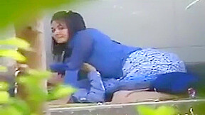 Desi Amateur College Girl Enjoying Passionate Sex Outdoors