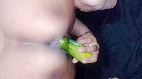 Pakistani Bhabhi Use Cucumber And Cuming 2